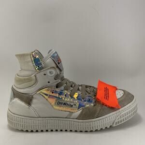 Off-White Off-Court 3.0 High Tops Mens Size 39/US 7 Iridescent White Lace Up
